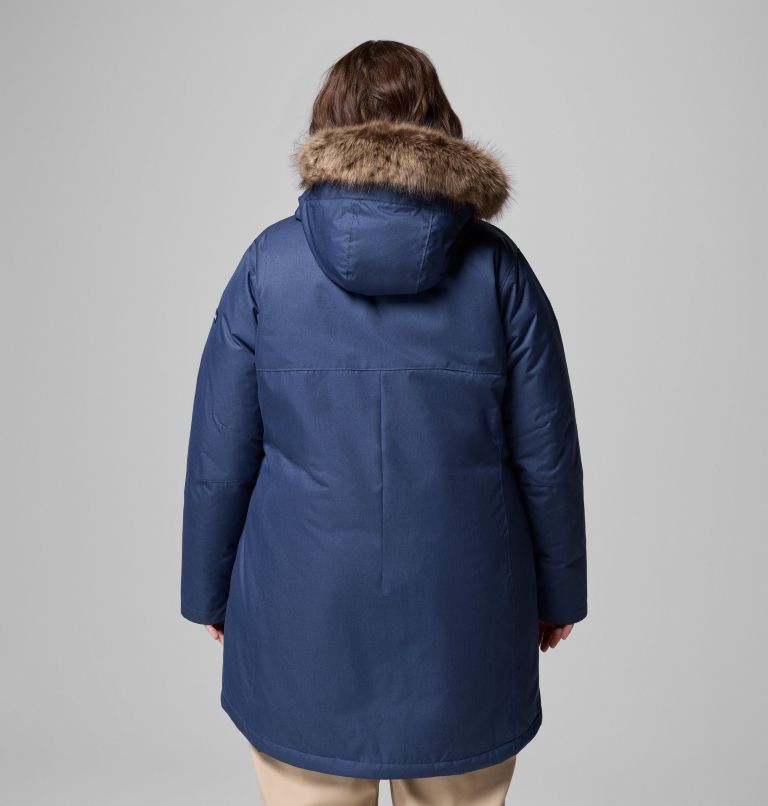 Women's Suttle Mountain Long Insulated Jacket - Plus Size, Color: Collegiate Navy, image 2