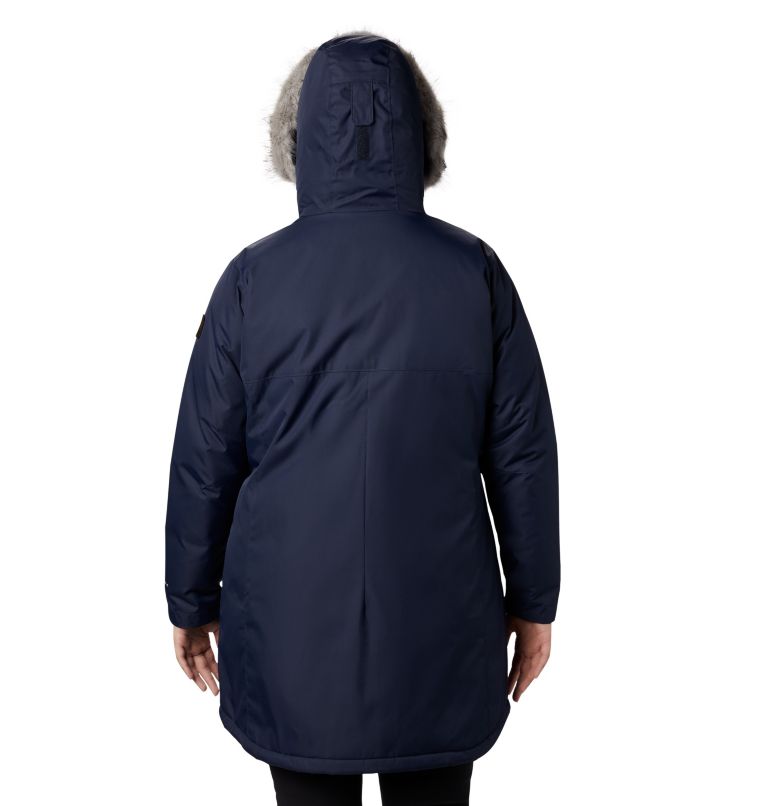 Thumbnail: Women's Suttle Mountain Long Insulated Jacket - Plus Size, Color: Dark Nocturnal, image 2