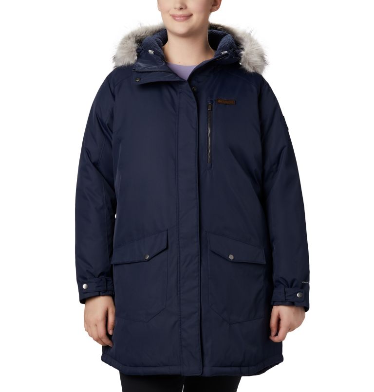 Women's Suttle Mountain Long Insulated Jacket - Plus Size, Color: Dark Nocturnal, image 1