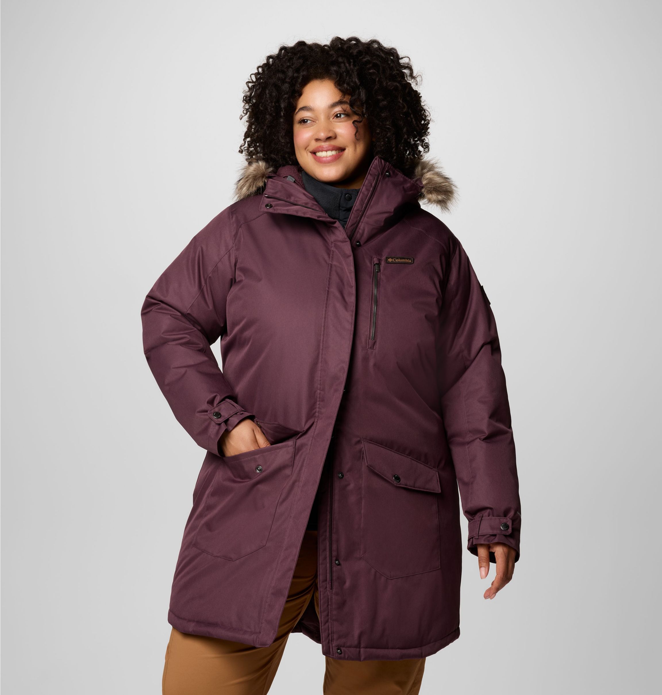 Columbia women's plus shine struck ii waterproof mid rain jacket hotsell