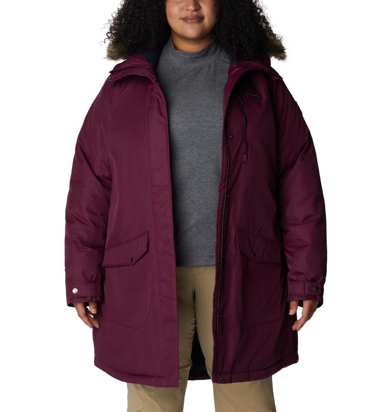 Women's Suttle Mountain Long Insulated Jacket - Plus Size, Color: Marionberry, image 5
