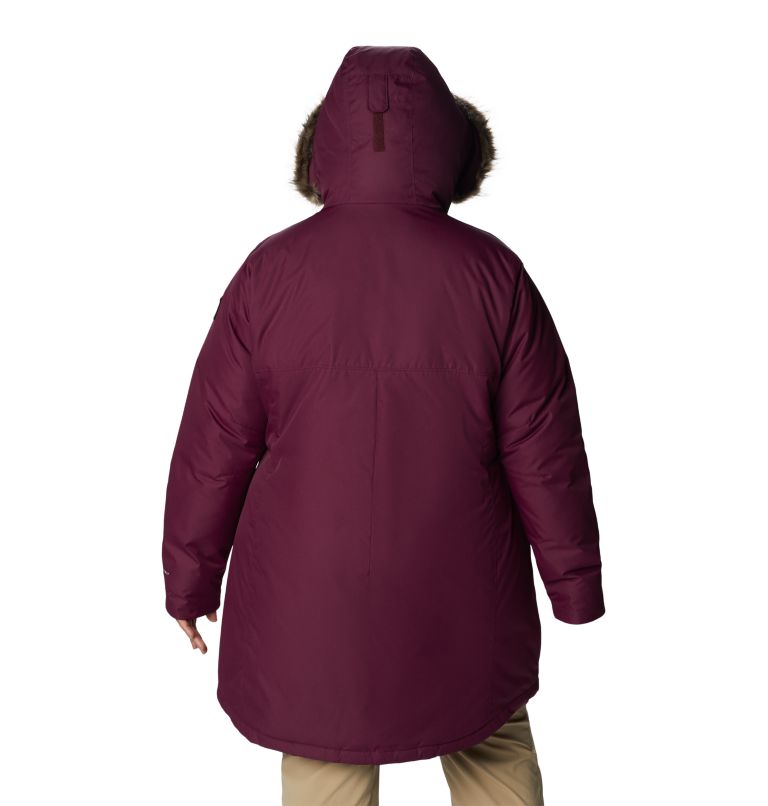 Thumbnail: Women's Suttle Mountain Long Insulated Jacket - Plus Size, Color: Marionberry, image 2
