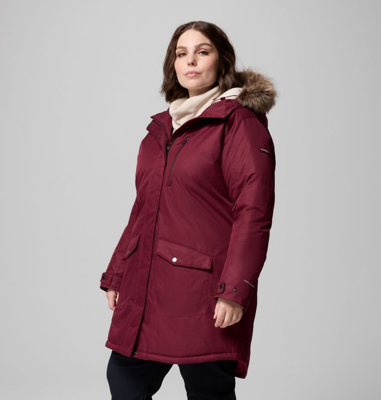 Women's Suttle Mountain Long Insulated Jacket - Plus Size, Color: Rich Wine, image 3