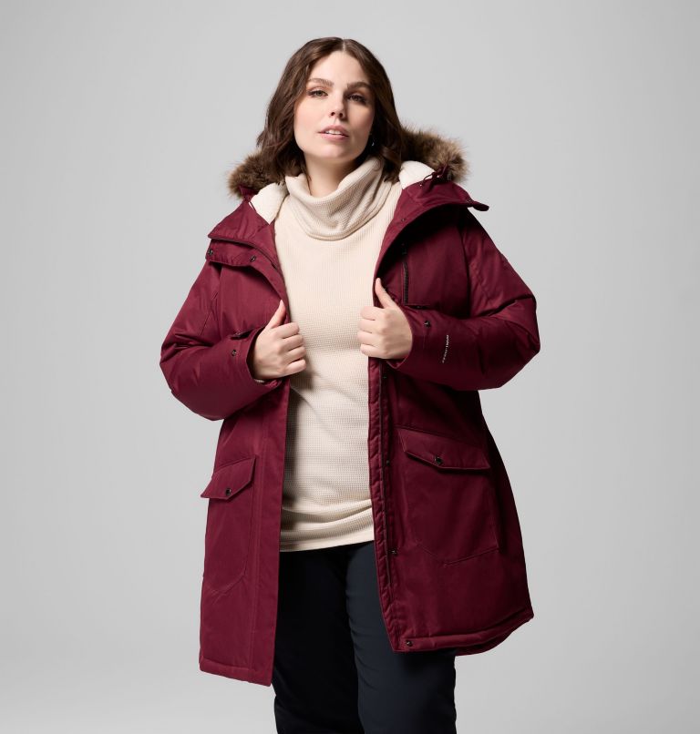 Women's Suttle Mountain Long Insulated Jacket - Plus Size, Color: Rich Wine, image 5