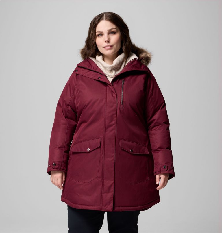 Women's Suttle Mountain Long Insulated Jacket - Plus Size, Color: Rich Wine, image 1