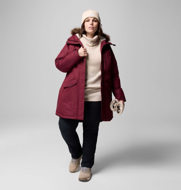 Women's Suttle Mountain Long Insulated Jacket - Plus Size, Color: Rich Wine, image 6