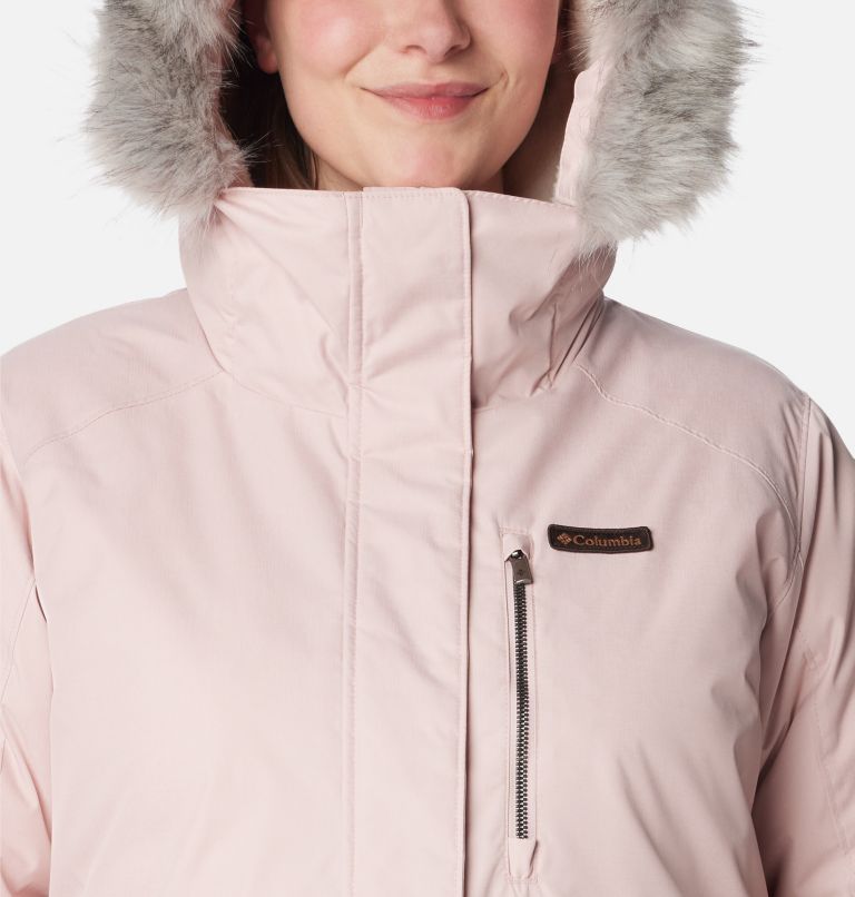 Women's Suttle Mountain Long Insulated Jacket - Plus Size, Color: Dusty Pink, image 4