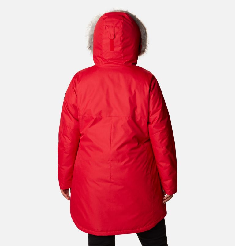 Women's Suttle Mountain Long Insulated Jacket - Plus Size, Color: Red Lily, image 2