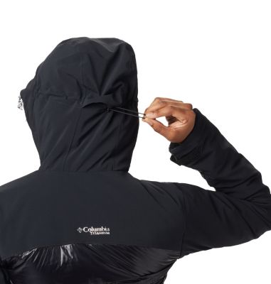 columbia women's heatzone 1000 turbodown hooded jacket