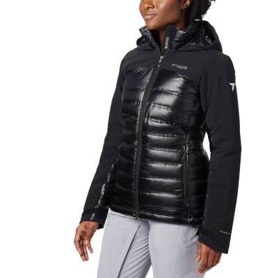 columbia women's heatzone 1000 turbodown hooded jacket