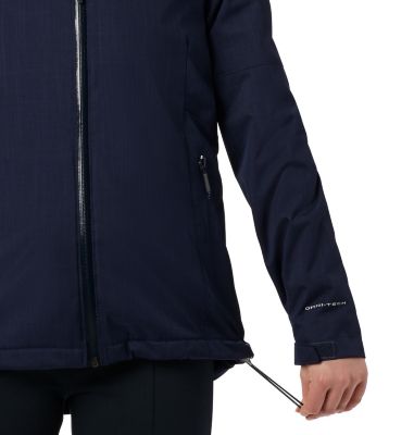 columbia women's top pine insulated rain jacket