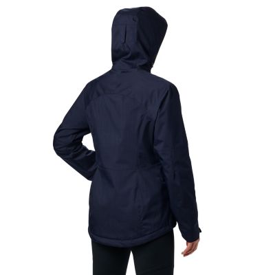 columbia women's top pine insulated rain jacket