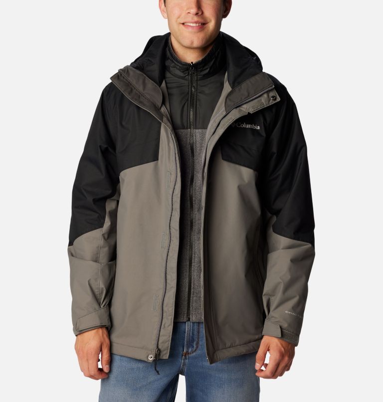Men's Bugaboo II Fleece Interchange Jacket, Color: City Grey, Black, image 12