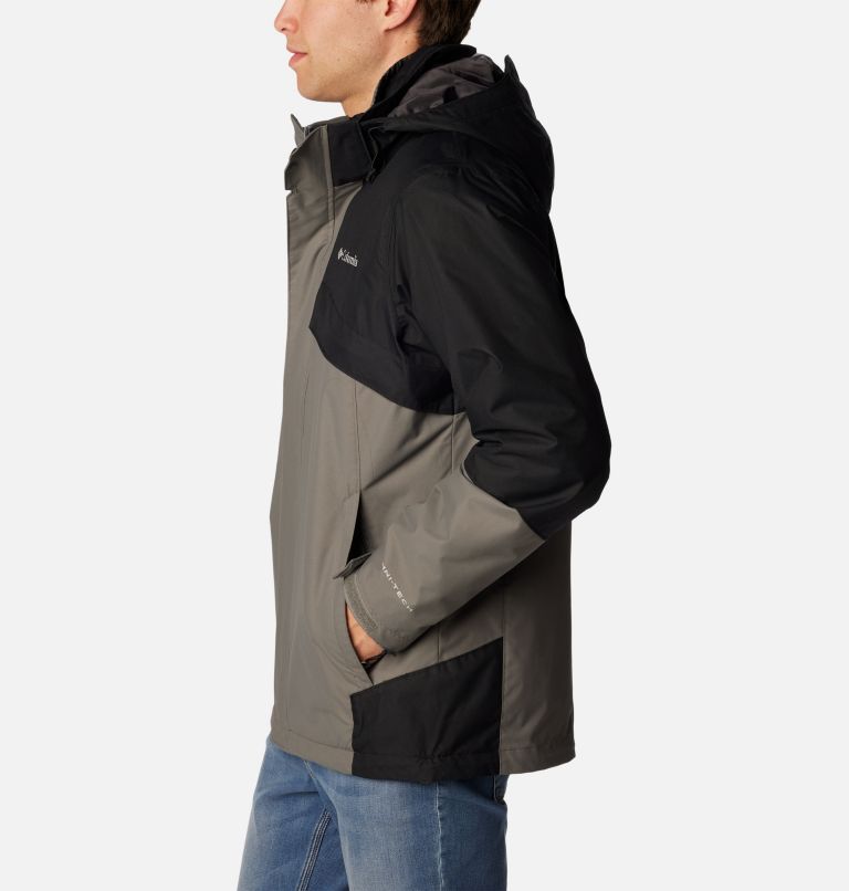 Thumbnail: Men's Bugaboo II Fleece Interchange Jacket, Color: City Grey, Black, image 3