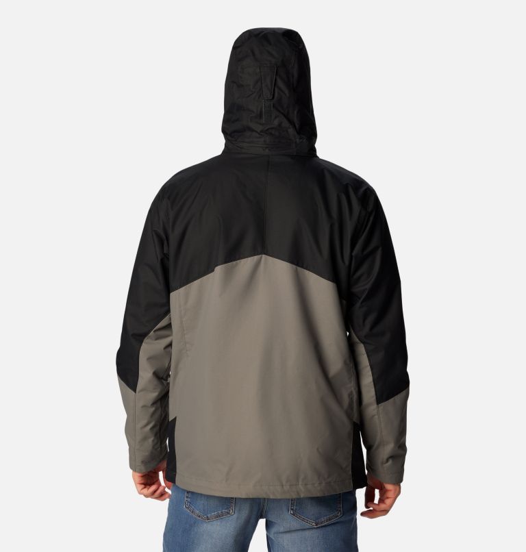 Thumbnail: Men's Bugaboo II Fleece Interchange Jacket, Color: City Grey, Black, image 2
