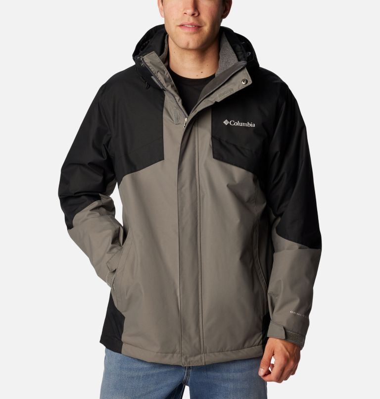 Thumbnail: Men's Bugaboo II Fleece Interchange Jacket, Color: City Grey, Black, image 1