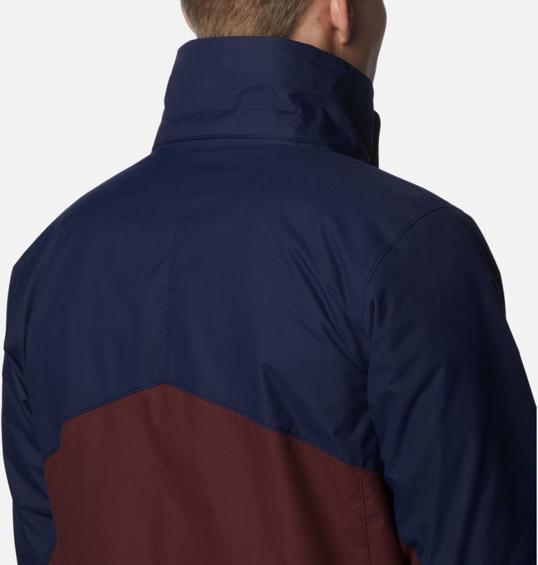 Men's Bugaboo II Fleece Interchange Jacket, Color: Elderberry, Collegiate Navy, image 10