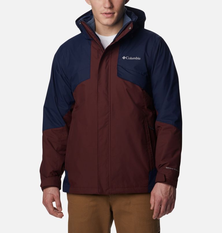 Thumbnail: Men's Bugaboo II Fleece Interchange Jacket, Color: Elderberry, Collegiate Navy, image 1