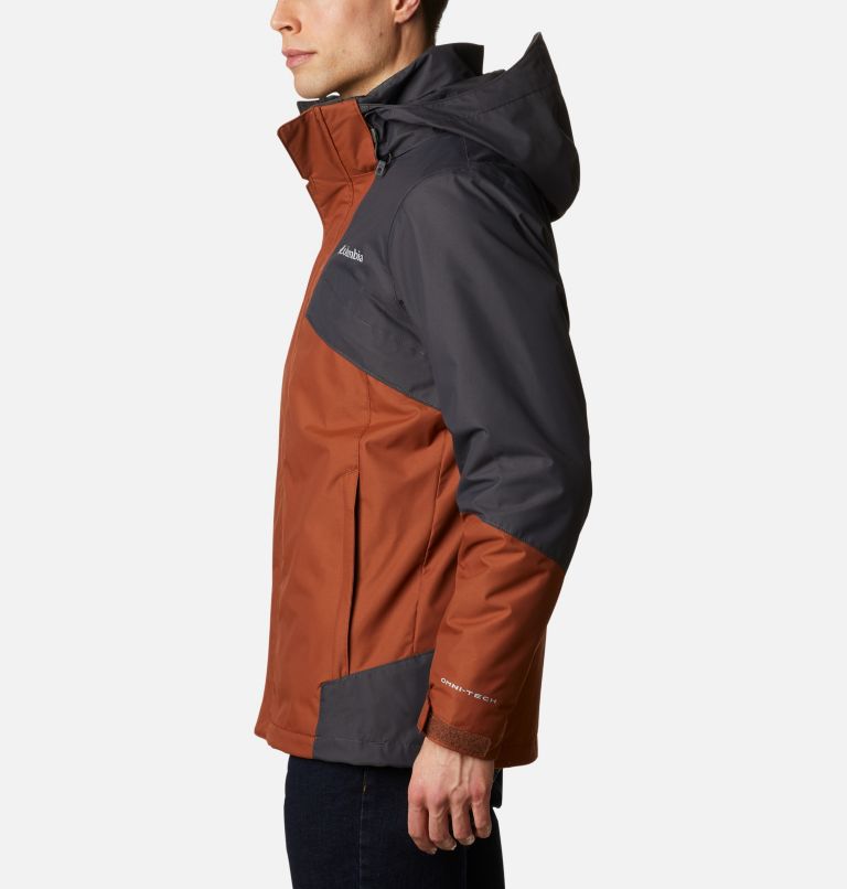 Men's Bugaboo II Fleece Interchange Jacket, Color: Dark Amber, Shark, image 3