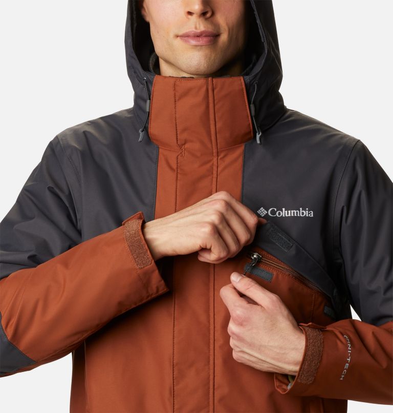 Men's Bugaboo II Fleece Interchange Jacket, Color: Dark Amber, Shark, image 4