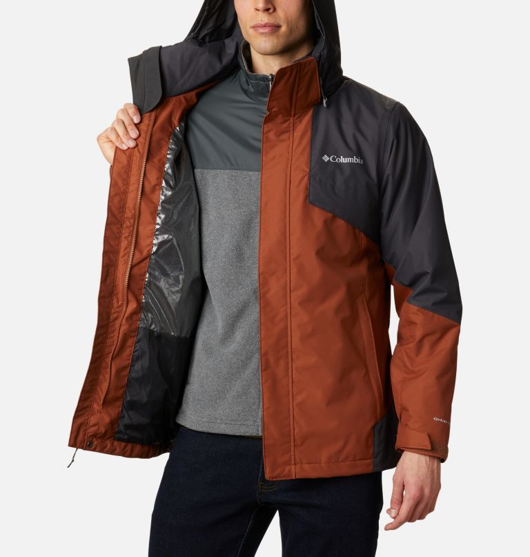 Men's Bugaboo II Fleece Interchange Jacket, Color: Dark Amber, Shark, image 5