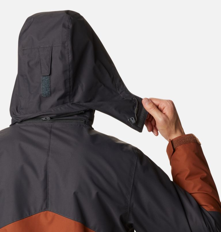 Men's Bugaboo II Fleece Interchange Jacket, Color: Dark Amber, Shark, image 7