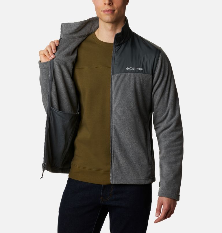 Men's Bugaboo II Fleece Interchange Jacket, Color: Dark Amber, Shark, image 11
