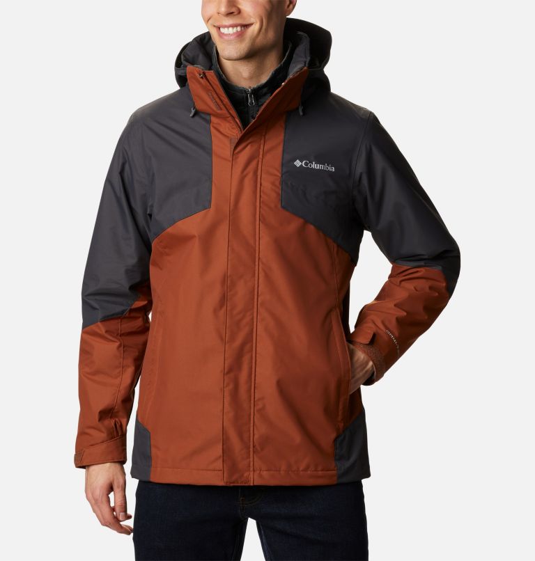 Men's Bugaboo II Fleece Interchange Jacket, Color: Dark Amber, Shark, image 1