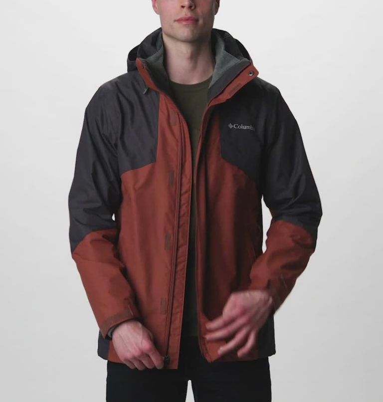 Men's Bugaboo II Fleece Interchange Jacket, Color: Dark Amber, Shark