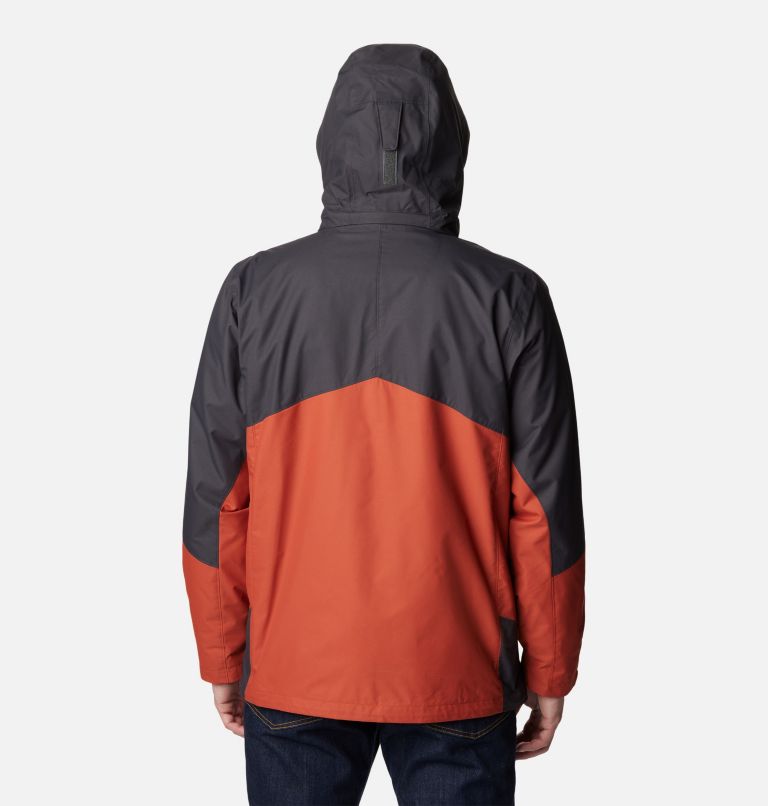 Columbia POWDER LITE™ HOODED JACKET - Chaqueta de invierno - warp  red/shark/rojo 