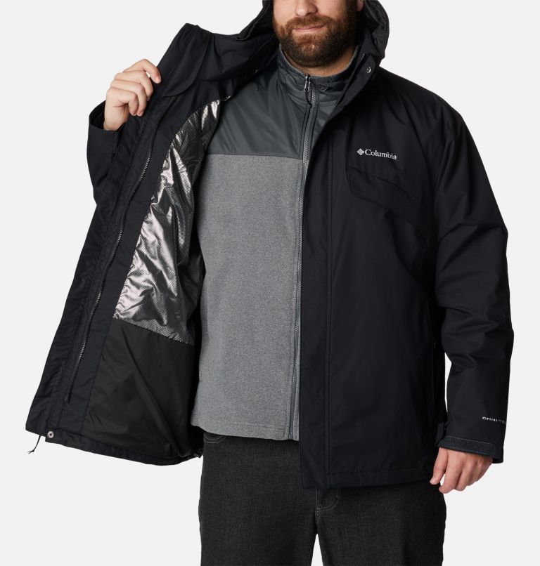 Thumbnail: Men's Bugaboo II Fleece Interchange Jacket - Big, Color: Black, image 7