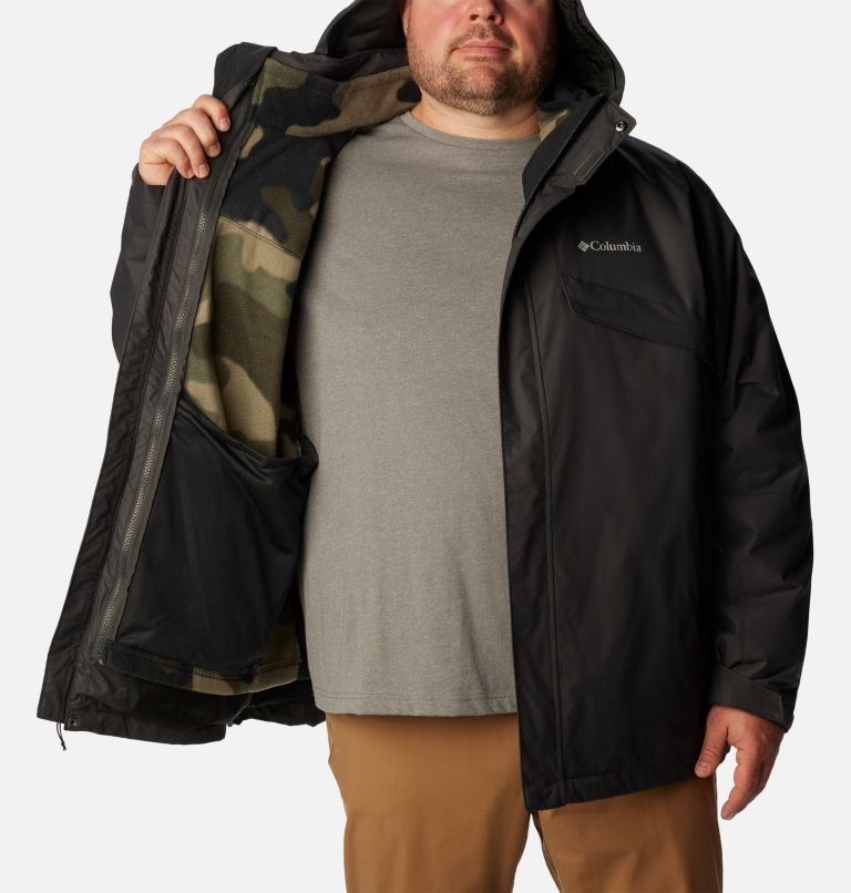 Columbia Men's Bugaboo II Fleece Interchange Jacket,BLACK,4X