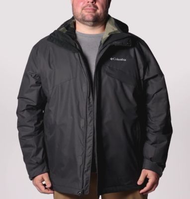 Columbia Bugaboo II Fleece Interchange Jacket - Men's, — Mens Clothing  Size: 3XL, Apparel Fit: Regular, Gender: Male, Age Group: Adults, Color:  Black — 180066-010-3X