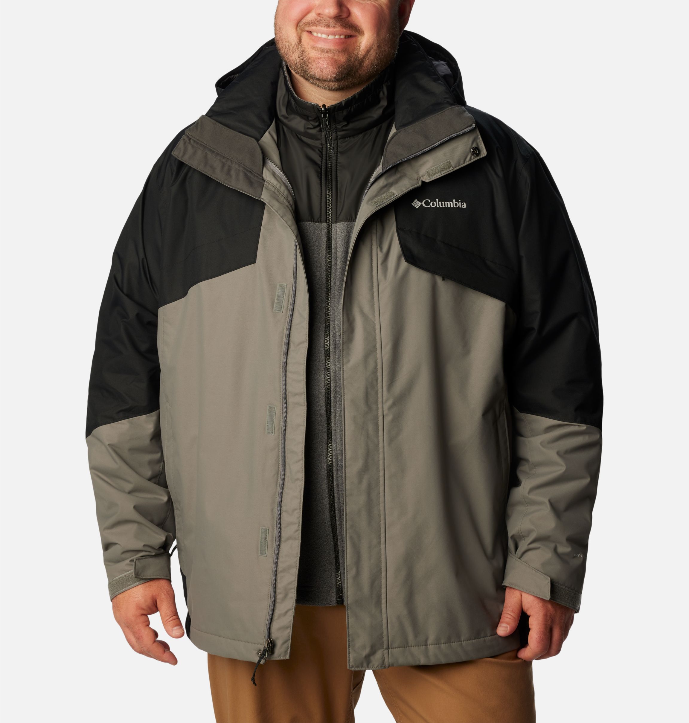 Columbia Big & Tall Bugaboo™ II Fleece Interchange Jacket