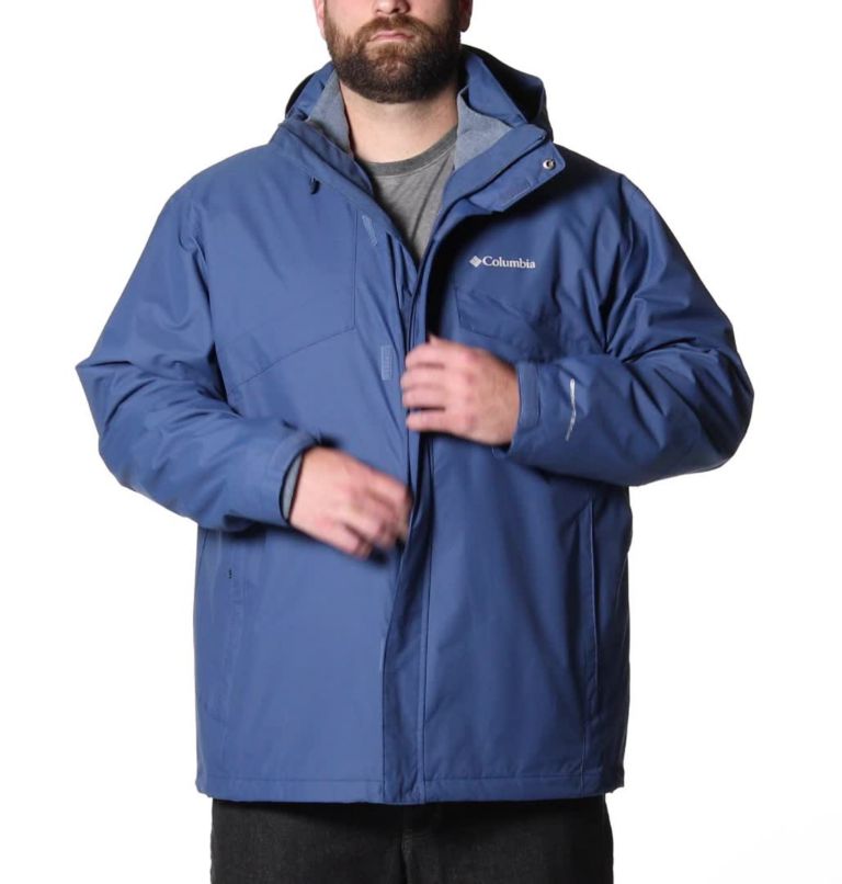Thumbnail: Men's Bugaboo II Fleece Interchange Jacket - Big, Color: Night Tide, image 2