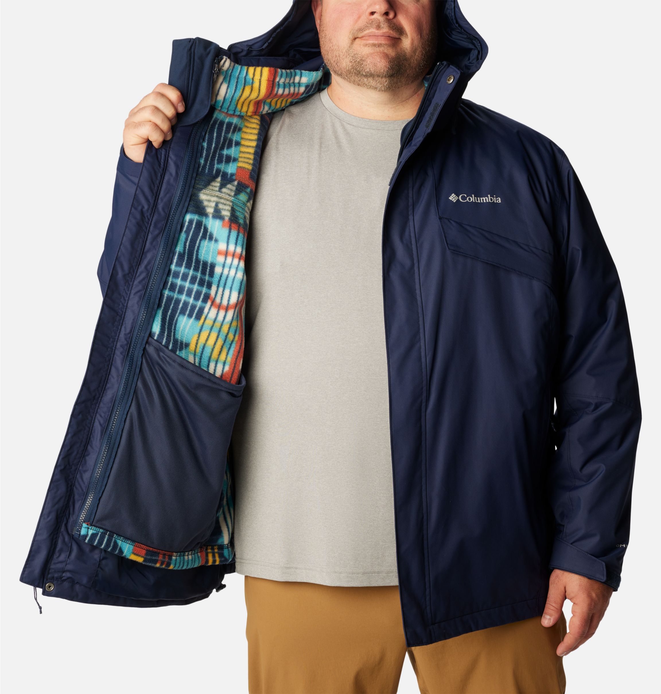 COLUMBIA MEN'S BUGABOO II FLEECE INTERCHANGE JACKET - ID Apparel