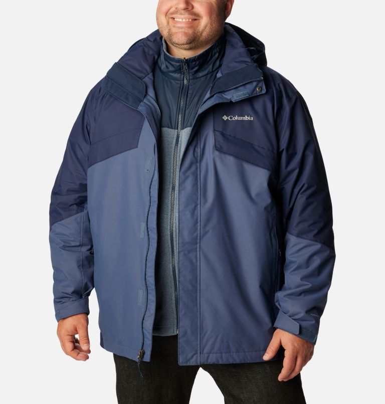 Men's Bugaboo II Fleece Interchange Jacket - Big, Color: Dark Mountain, Collegiate Navy, image 12