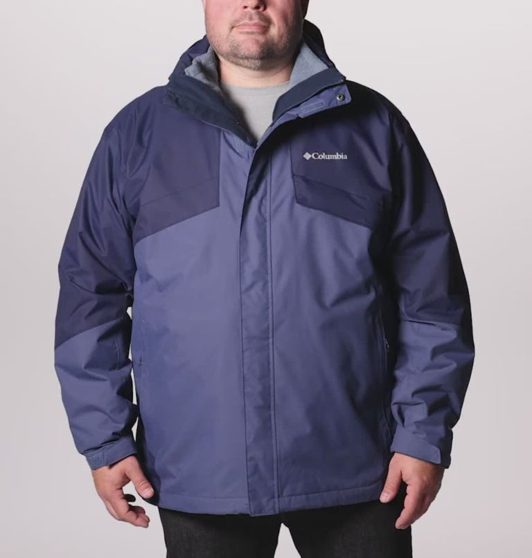 Men's Bugaboo II Fleece Interchange Jacket - Big, Color: Dark Mountain, Collegiate Navy