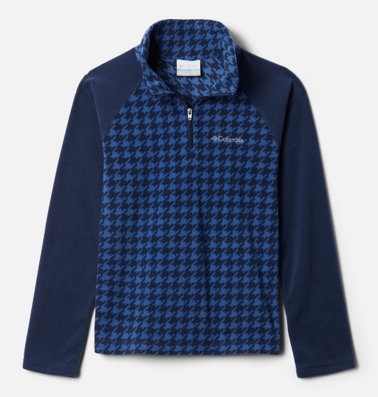 Boys Glacial Iii Printed Fleece 1 4 Zip Pullover Columbia Sportswear