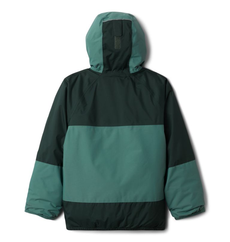 Boys’ Snow Problem Jacket, Color: Spruce, Thyme Green, image 2