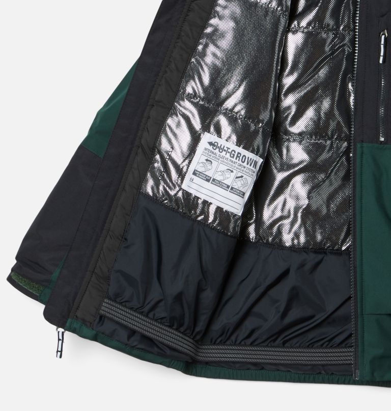 Boys’ Snow Problem Jacket, Color: Spruce, Black, image 3