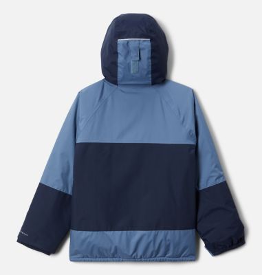 Boys&rsquo; Snow Problem&nbsp;Jacket, Color: Bluestone, Collegiate Navy