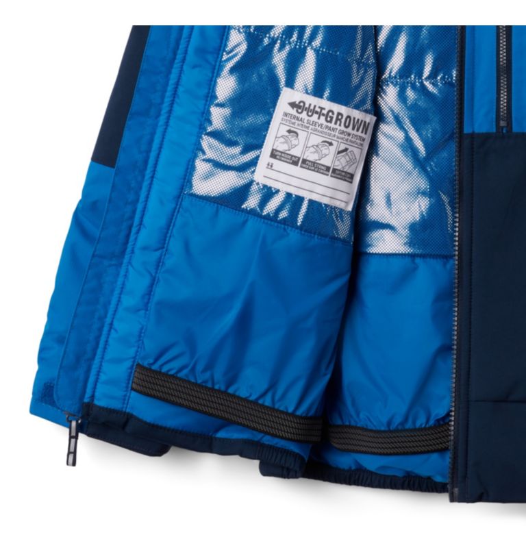 Boys’ Snow Problem Jacket, Color: Collegiate Navy, Bright Indigo, image 3