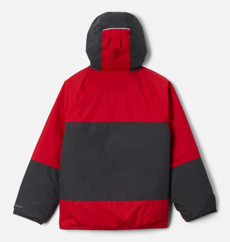 Boys’ Snow Problem Jacket, Color: Mountain Red, Shark, image 2