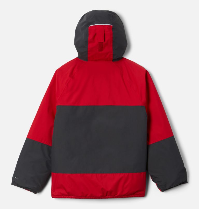 Thumbnail: Boys’ Snow Problem Jacket, Color: Mountain Red, Shark, image 2