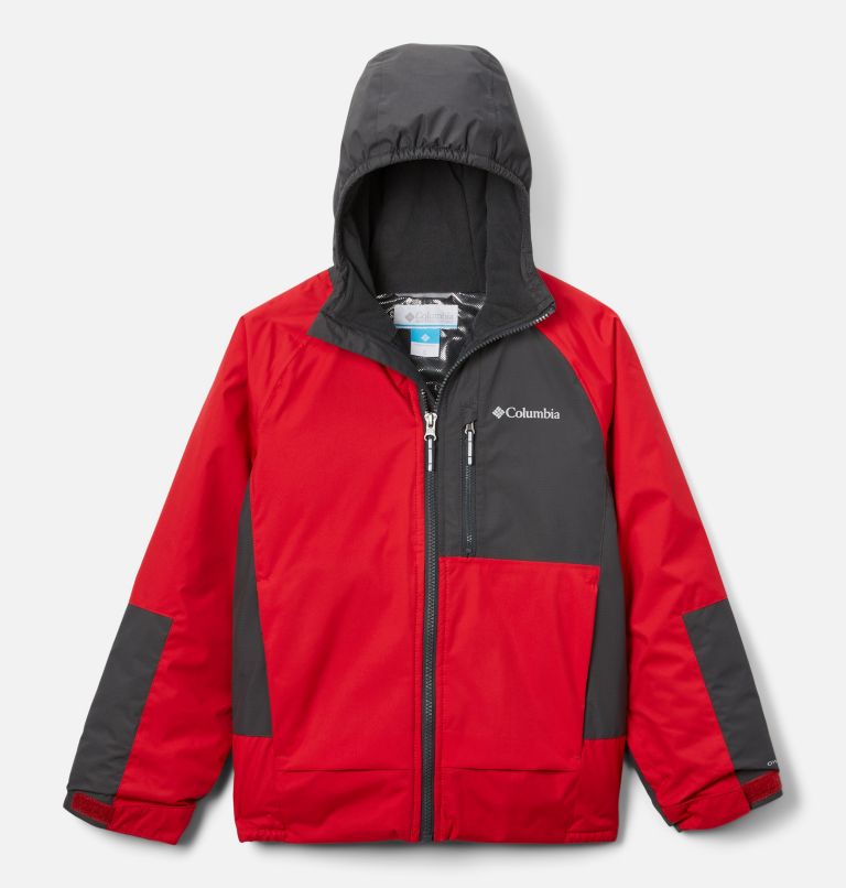 Thumbnail: Boys’ Snow Problem Jacket, Color: Mountain Red, Shark, image 1