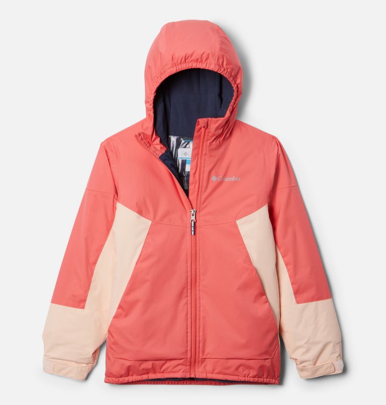 Girls’ Snow Problem Jacket, Color: Blush Pink, Peach Blossom, image 1