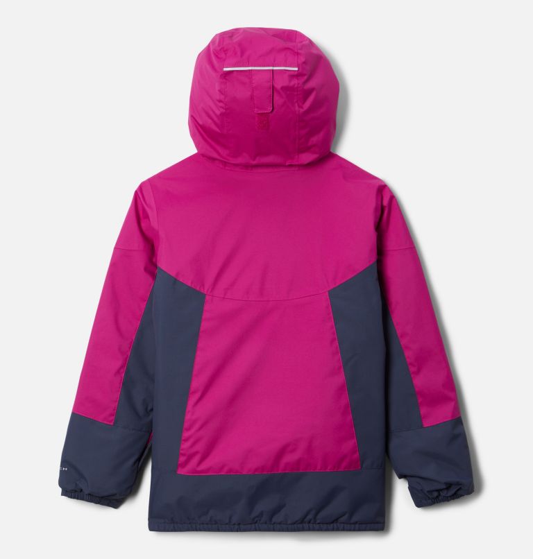 Girls’ Snow Problem Jacket, Color: Wild Fuchsia, Nocturnal, image 2