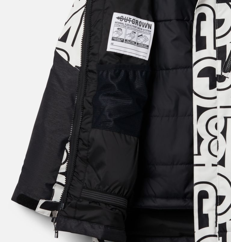 Whirlibird II Interchange Jacket | 012 | M, Color: Black Typo Print, Black, image 3