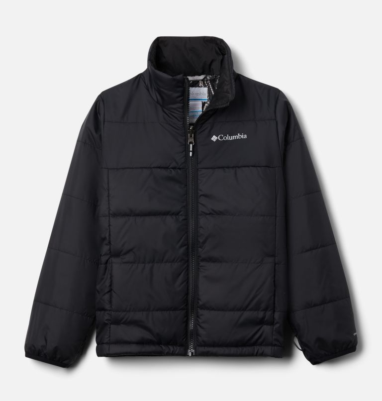 Whirlibird II Interchange Jacket | 012 | M, Color: Black Typo Print, Black, image 4
